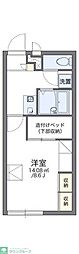 レオパレスコーポモリ 1Kの間取図画像