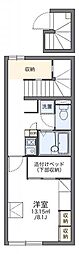 レオパレスクレインヒルズ 1Kの間取図画像