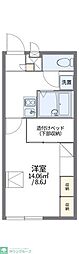レオパレスBelAir市原 1Kの間取図画像