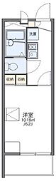 レオパレスニュー千葉ハイツB 1Kの間取図画像