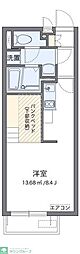 レオネクストキュヴェージュ ワンルームの間取図画像