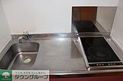 2口電気コンロ