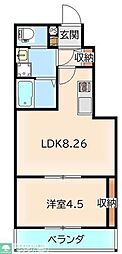 (仮称)桜木北2丁目共同住宅 1LDKの間取図画像