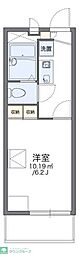 レオパレス彦左衛門 1Kの間取図画像