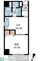 オーキッドレジデンス千葉中央 1DKの間取図画像