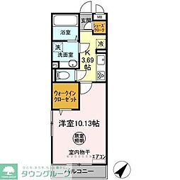 REVE 1Kの間取図画像