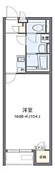 CLEINO巌根2 1Kの間取図画像