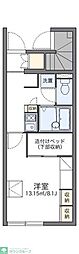 レオパレスラピュタ 1Kの間取図画像