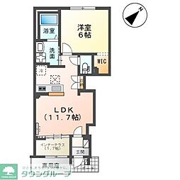 ネクサス2 1LDKの間取図画像