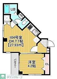 Soare 1DKの間取図画像