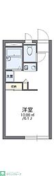 レオパレスモアサクレ 1Kの間取図画像