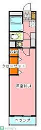 フラワーパレス小倉 1Kの間取図画像