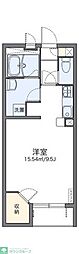 レオネクスト清見台東 1Kの間取図画像