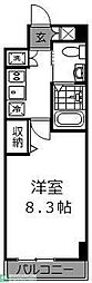 ヒューマンハイム幕張本郷 ワンルームの間取図画像