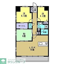 エコロジー千葉みなとレジデンス 3LDKの間取図画像