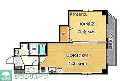 プラチナレジデンス 1LDKの間取図画像