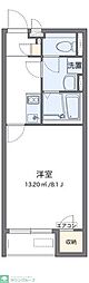 エスペランサ桜井新町 1Kの間取図画像
