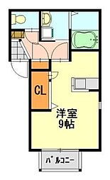 スタジオMIG ワンルームの間取図画像