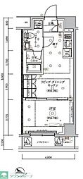 ARCOBALENO HASUNEII 1LDKの間取図画像
