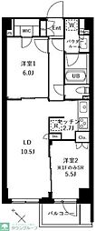 ザ・ケンジントン・レジデンスときわ台 2LDKの間取図画像