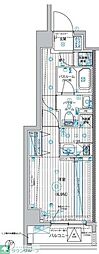 フュージナル北赤羽 1Kの間取図画像
