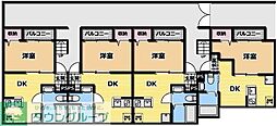 仮)志村Solana Link 1DKの間取図画像