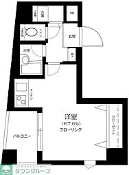 Sin-City東十条 ワンルームの間取図画像