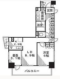 エクセレンシア駒込 1SLDKの間取図画像