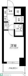 ライオンズプラザ本蓮沼 1Kの間取図画像