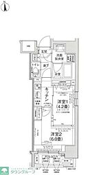 アイルプレミアム池袋ノルド 7階2Kの間取り