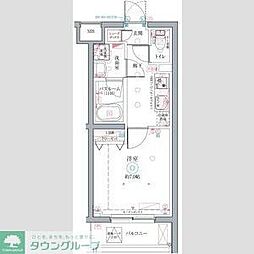 クレヴィスタ成増 1Kの間取図画像