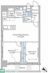ステラテラス 2LDKの間取図画像