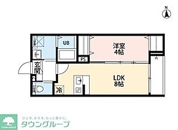 robot home 西台(ロボットホーム ニシダイ) 1LDKの間取図画像