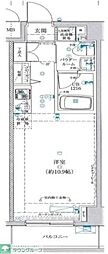 スパシエベレーザ大山 ワンルームの間取図画像