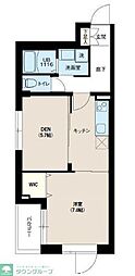 REONE成増駅前 1Kの間取図画像