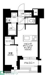 ルジェンテ板橋 1LDKの間取図画像