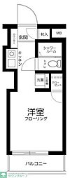 TOP西巣鴨1 ワンルームの間取図画像