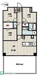ライズ若木通り 3LDKの間取図画像