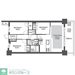 物件の間取り
