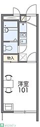 レオパレスサンファーム 1Kの間取図画像