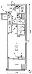 スカイコートパレス板橋 1Kの間取図画像