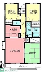 間取図画像 3LDK