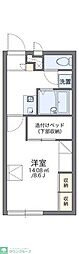 レオパレスジュネス湘南 1Kの間取図画像
