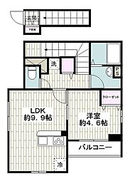 リブリ・湘南辻堂 1LDKの間取図画像