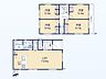 間取り：Ｆ号棟（価格6980万円、4LDK、土地面積128.75m2、建物面積95.91m2）
