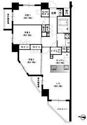 間取図画像 3LDK