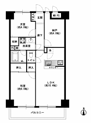 間取図画像 2SLDK
