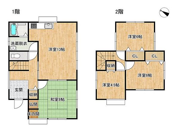 間取りを拡大表示