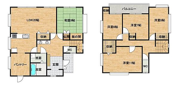 間取りを拡大表示