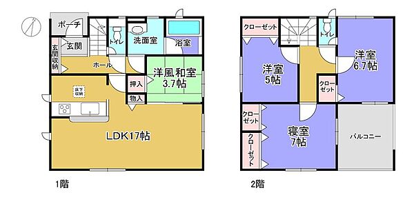 間取りを拡大表示
